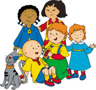 caillou friends